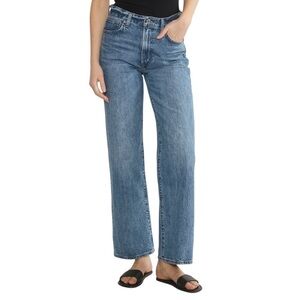 Aritzia Denim Forum Farrah High-Rise Wide Leg Jeans Blue Sz 23